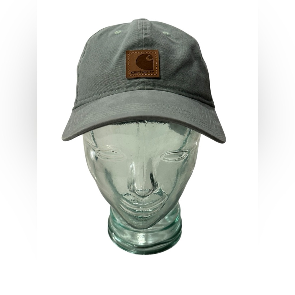 Carhartt Light Blue Baseball Cap Hat Strapback Adjustable Cotton One Size